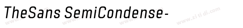 TheSans SemiCondense字体转换 TheSans SemiCondense字体转换